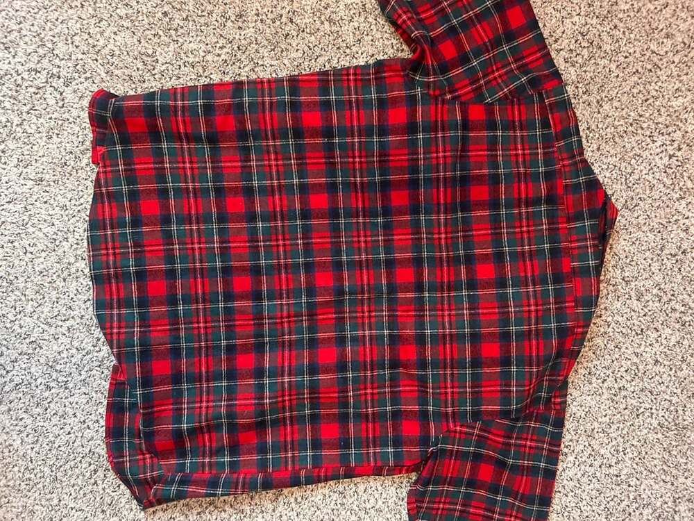 Pendleton Prince Charles Edward Stewart Tartan Plaid Shirt Size XL Red - Picture 10 of 12